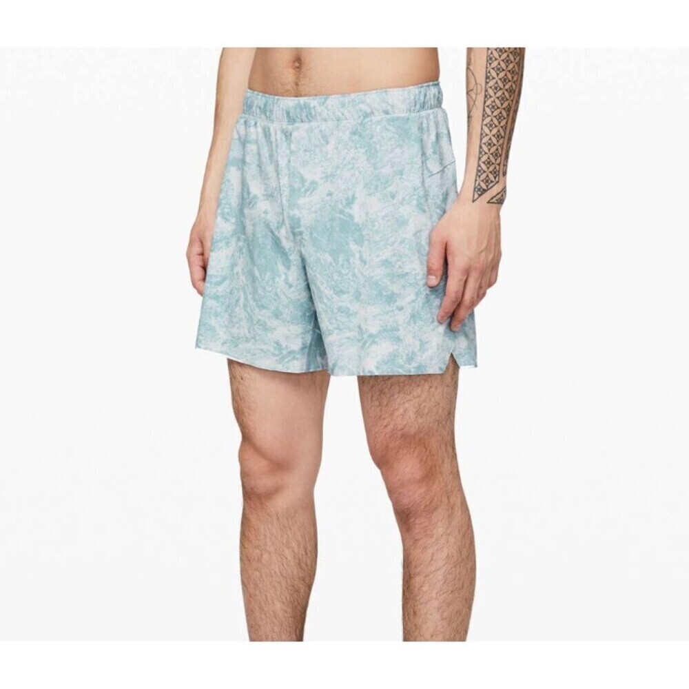 Lululemon Surge Short 6" *Liner SubCelsius Dawn Blue Chambray XL